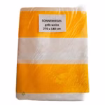 Bild des Windhager Sonnensegels Gelb-Weiss