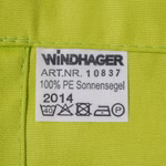 Bild des Windhager Sonnensegels in Apfelgrün
