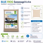 Bild des Bluefrog 4x4 Sonnensegels Bild des Bluefrog 4x4 Sonnensegels