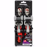 Bild des MasterLock Spanngurtes in Rot 2er Pack