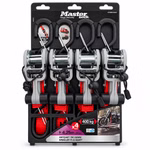 Bild des MasterLock Spanngurtes in Rot 4er Pack Bild des MasterLock Spanngurtes in Rot 4er Pack