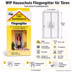 Bild des wip-Hausschutz Fliegengitter Weiß Bild des wip-Hausschutz Fliegengitter Weiß
