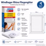 Bild des Windhager Rhino Fliegengitters 130x150cm weiss Bild des Windhager Rhino Fliegengitters 130x150cm weiss