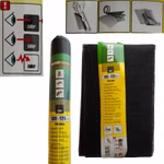 Bild des Windhager Fiberglases schwarz 100x120cm