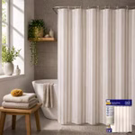 Bild des Duschvorhangs im Badezimmer