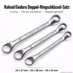 Bild des Rahsol 3er Ringschlüsselsets Bild des Rahsol 3er Ringschlüsselsets