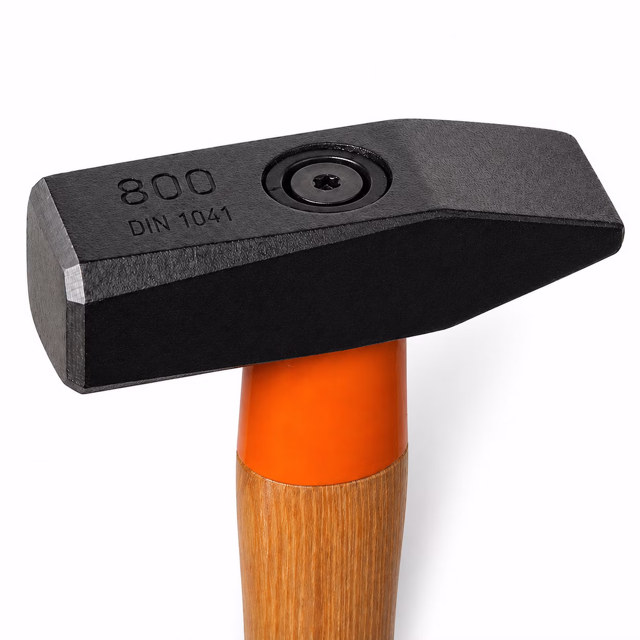 Bild des Picard Schlosserhammers Bild der Detailaufnahme vom Schlosshammer Hammerkopf oben