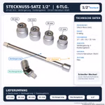 Bild des gedore Stecknuss-Satzes 6teilig
