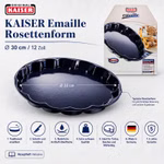 Bild der Original Kaiser Emaille Rosettenform 30cm Bild der Original Kaiser Emaille Rosettenform 30cm