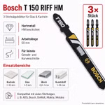 Bild der 3 Bosch Stichsägeblätter