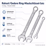 Bild der Rahsol Ring-Maulschlüssel Bild der Rahsol Ring-Maulschlüssel