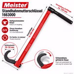 Bild des meister Standhahnschlüssels Bild des meister Standhahnschlüssels