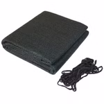 Bild der Zaunblende zusammengefaltet inkl. Befestigungsschnur