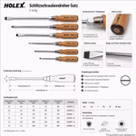 Bild des Holex 6-tlg Schraubenziehersets Bild des Holex 6-tlg Schraubenziehersets