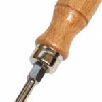 Bild der Spitze eines Holzschraubendrehers