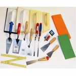 Bild der Einzeltiele des 20-teiligen Kellensets von oben