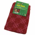 Frontaufnahme von Windhager Jute Sack Rot mit Muster 60x80cm