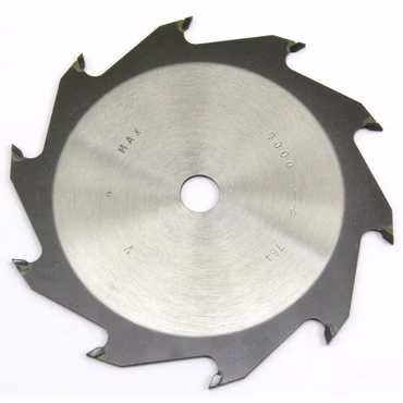 Bild verschiedener Kreissägeblätter übereinanderliegend