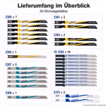 Bild des Sitchsägeblätter Mix-Sets
