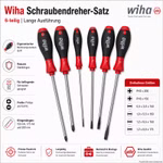 Bild des Wiha 300mm Schraubendreher Sets 6-tlg Bild des Wiha 300mm Schraubendreher Sets 6-tlg