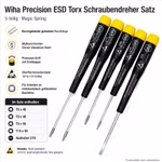 Bild des 5-teiligen Wiha ESD Schraubendrehersets