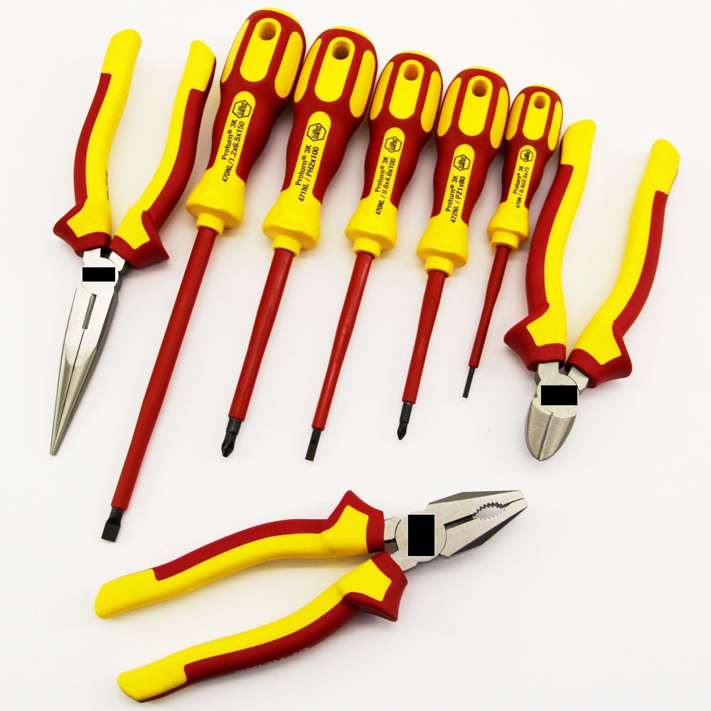 Zangen Schraubendreher Set Kombizange Seitenschneider PH PZ Schlitz AC