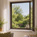 Bild des Windhager Premium Alu Fliegengitters Braun Bild des Windhager Premium Alu Fliegengitters Braun