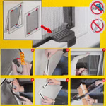 Bild des Windhager Premium Alu Fliegengitters Braun