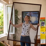 Bild des Windhager Premium Alu Fliegengitters Braun