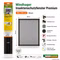 Bild des Windhager Premium Alu Fliegengitters Braun Bild des Windhager Insektenschutfensters Premium in