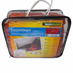 Windhager Sonnensegel ADRIA Quadrat 3,6x3,6m Terracotta HDPE 185g/m² UV-Schutz