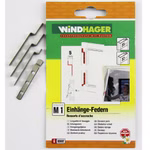 Bild der Verpackung und Einzelteile von Einhängefedern M1 5mm
