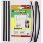 Bild der Magnetprofile in braun sowie Verpackung