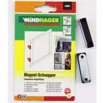 Bild des Magnetschnappers in Schwarz sowie Verpackung