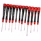 picofinish-id3054-12tlg-1.jpg Bild der Pico-Finish-Schrauber liegend, nebeneinander aufgereiht, des Sets