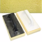 Bild des Schwammbretts, fein gerastert 130x265x30mm in schwarz oder weiß