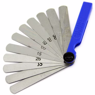 Merox Ventillehre Fühlerlehre 0,05 - 0,80mm Abstandslehre CV 11 Blatt Fühllehre