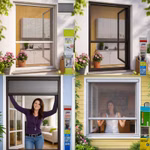 Bild aller 4 Insektenschutz-Rollos