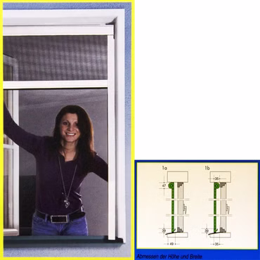 Bild eines montierten Fenster-Rollos