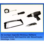 Bild des Windhager RhinoScreen Braun 130x160cm Fenstergitterrollos Bild mit Informationen der Verpackung