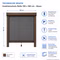 Bild des Windhager RhinoScreen Braun 130x160cm Fenstergitterrollos Bild des Windhager RhinoScreen Braun 130x160cm Fenstergitterrollos