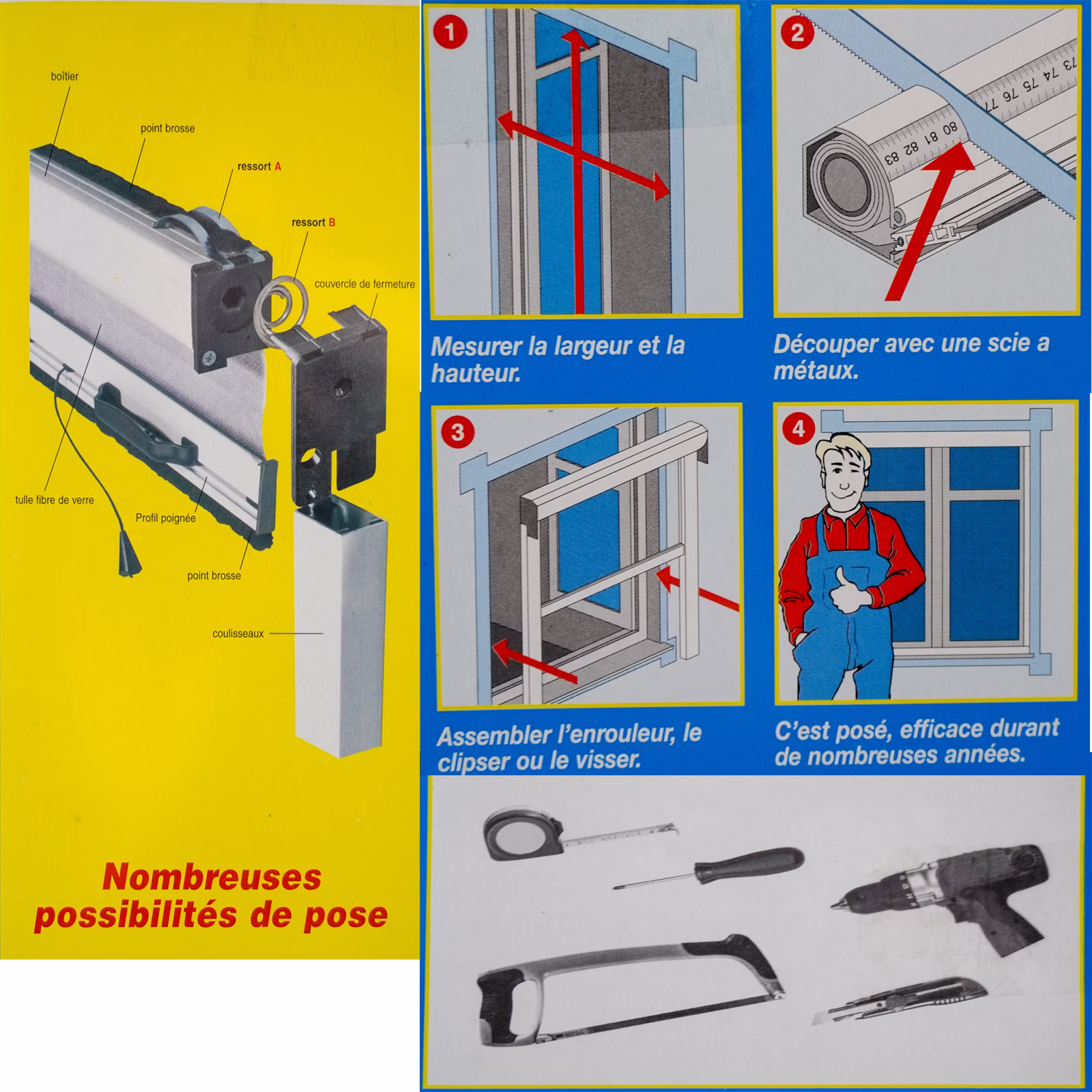 Bild des Windhager InsektenschutzGitters Rhino Screen 160x160 weiss