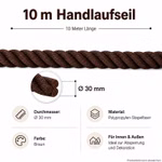 Bild des 10m Handlaufsseils Ø 30 mm Bild des 10m Handlaufsseils Ø 30 mm