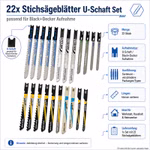 Bild des Stichsägeblätter-Sets 22 Teilig