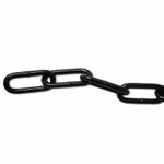 Bild der schwarzen Stahlkette 6mm