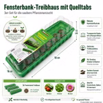 Bild 3er Windhager Fensterbank-Treibhäuser