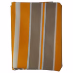 Bild des Windhager Sonnensegels in WeissGrauOrange