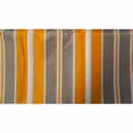 Bild des Windhager Sonnensegels in WeissGrauOrange