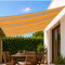 Bild des Windhager Sonnensegels in WeissGrauOrange Bild des Windhager Sonnensegels in WeissGrauOrange