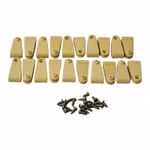 Sonnensegel in orange-weiss